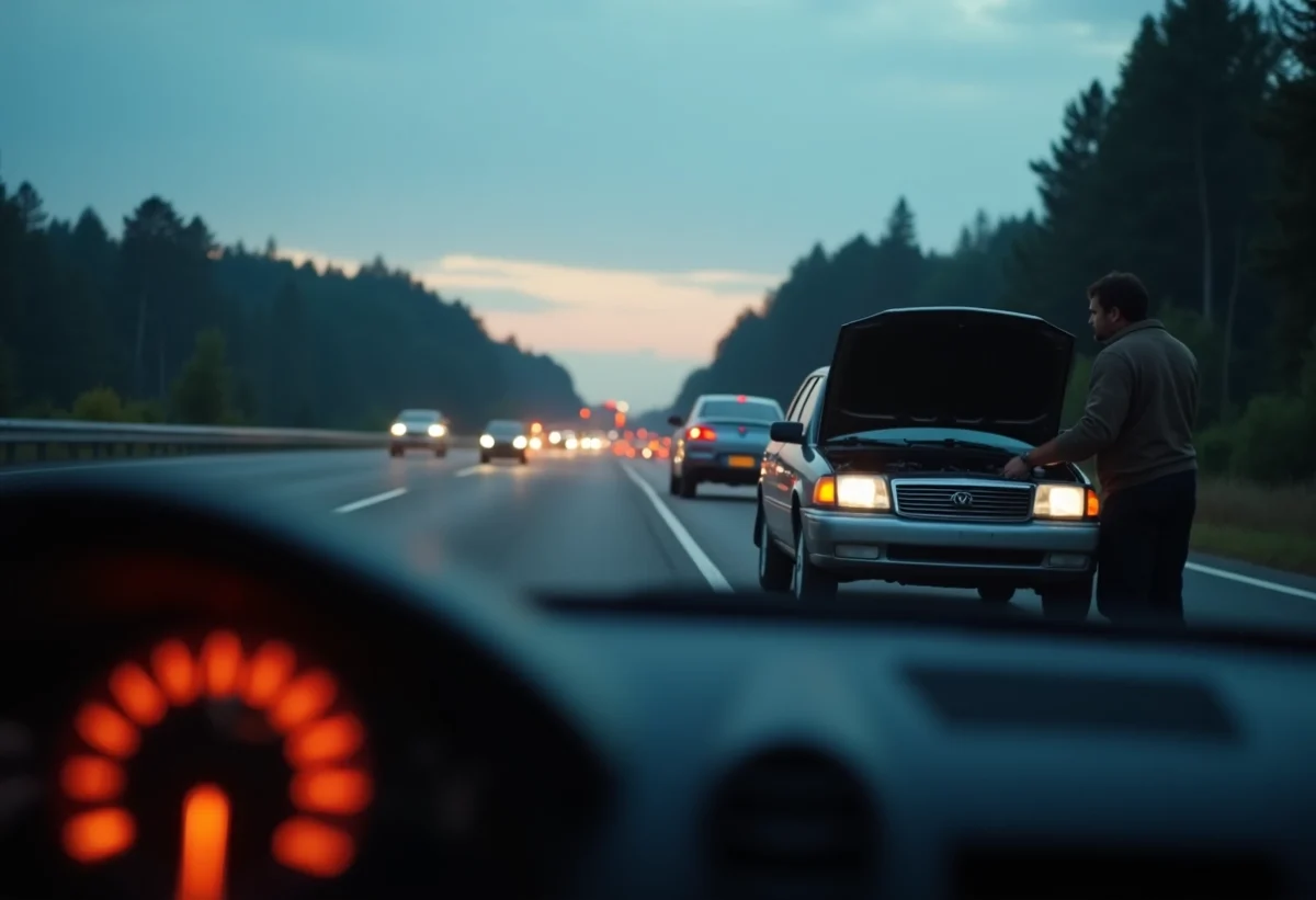 Voyant moteur orange et perte de puissance : que faire en cas de panne sur l’autoroute ?